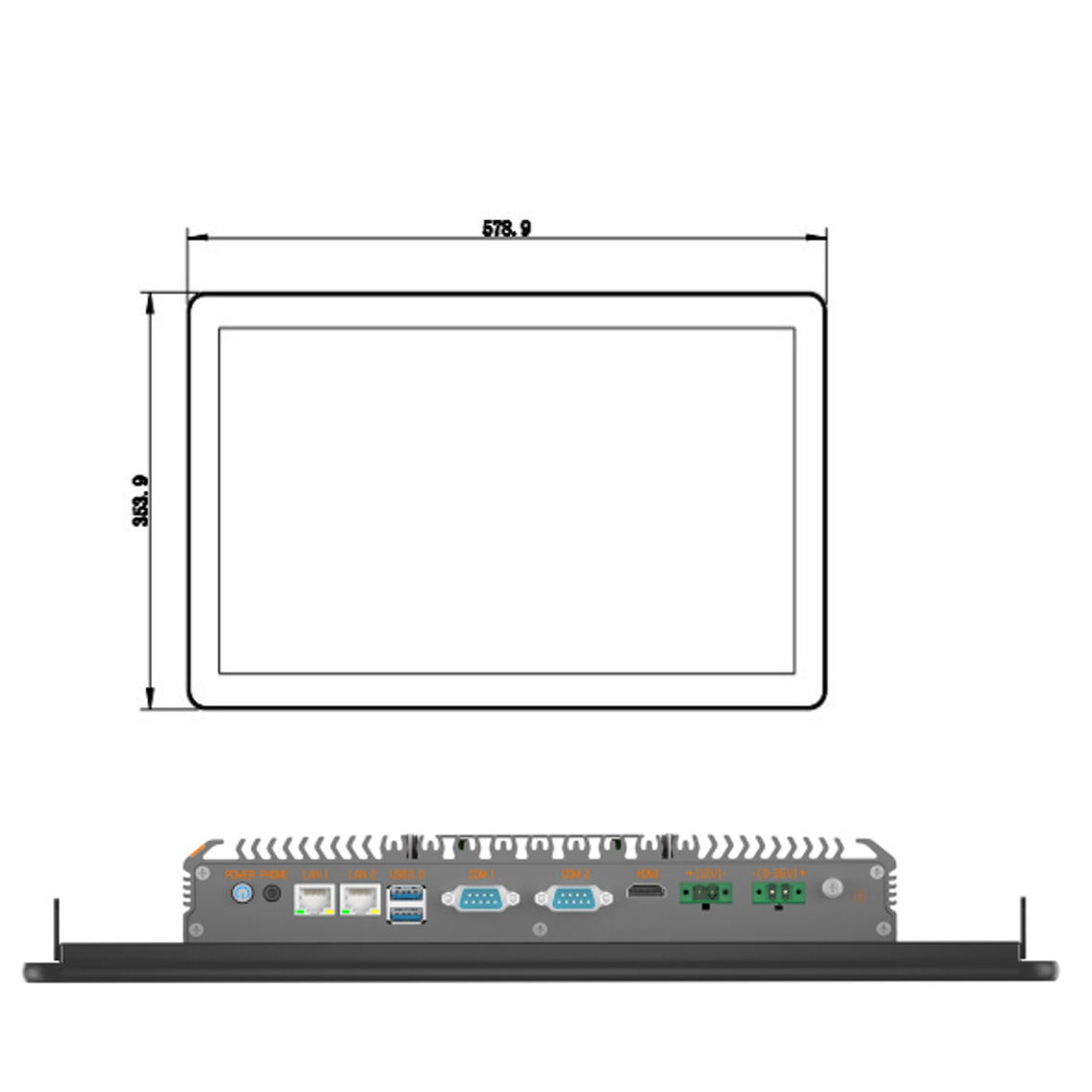 PC INDUSTRIEL / SK-23,8GB-WD03 / INTEL I7 /WINDOWS