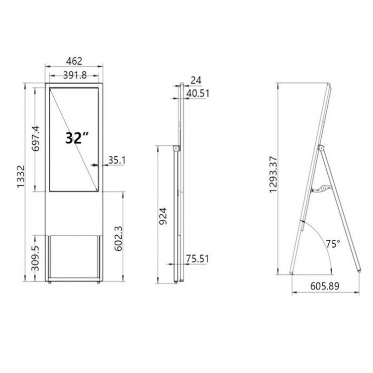 TOTEM 32 EN Y NON TACTILE / ANDROID - location